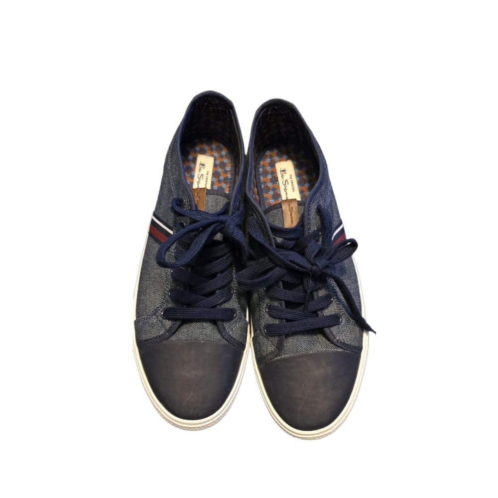 Ben Sherman Men’s Madison Oxford Sneakers Charcoal Textile Size US 11